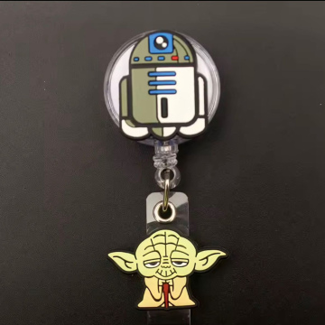 Yoyo porta credencial con personaje verde